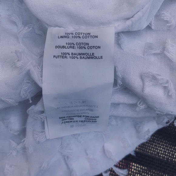 J. Crew white textured skirt—like new - Picture 7 of 7